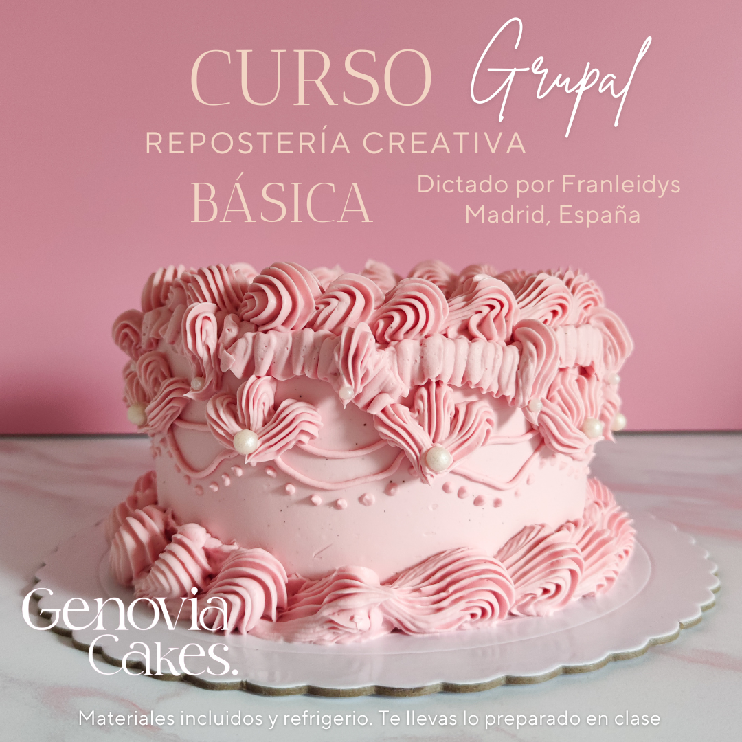 Curso de repostería creativa básica grupal